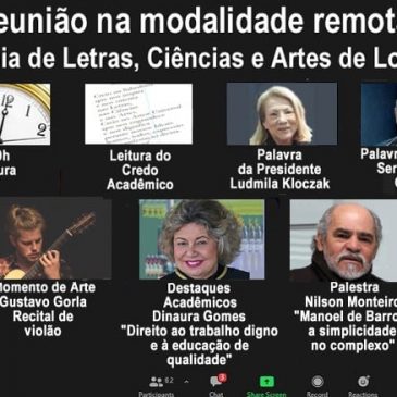 Nilson Monteiro palestra em reunião da Academia de Londrina