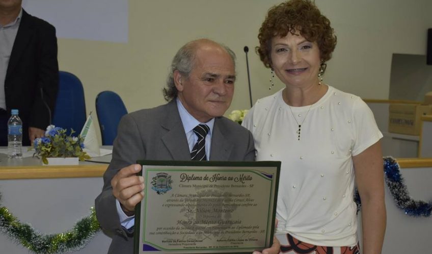 Acadêmico recebe Diploma Garucaia em São Paulo